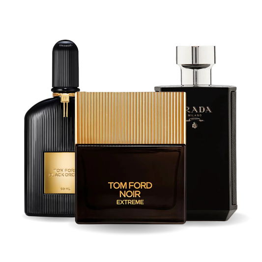 SET DI 3 PROFUMI: BLACK ORCHID, NOIR EXTREME, PRADA INTENSE 100ML